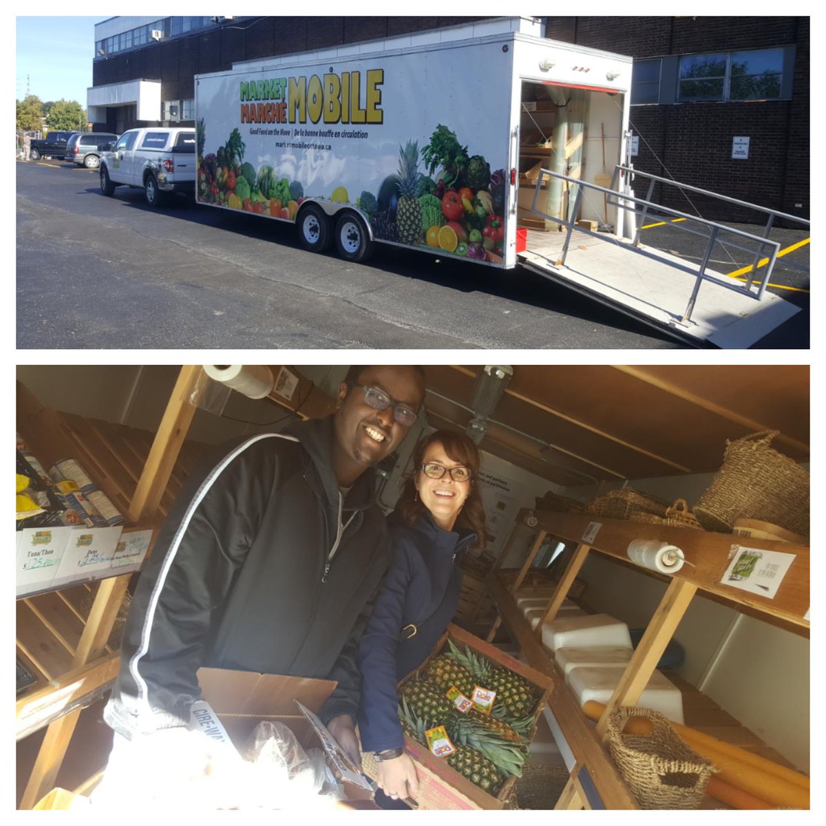 MathieuFleury's tweet photo. .@marketmobileott se prépare pour son beau travail; l'accès à la nourriture fraîche et abordable. Venez à #StrathconaHeights 18h https://t.co/KITnUqQG2s