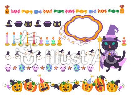 弥嘉 イラストacさんにて ハロウィン用ラインセットが 無料ダウンロード中です T Co 5hagk2iisk 仕切り線や装飾に ご活用ください 個人的には おばけラインが 気に入っております フリー素材 ハロウィン Halloween イラスト素材