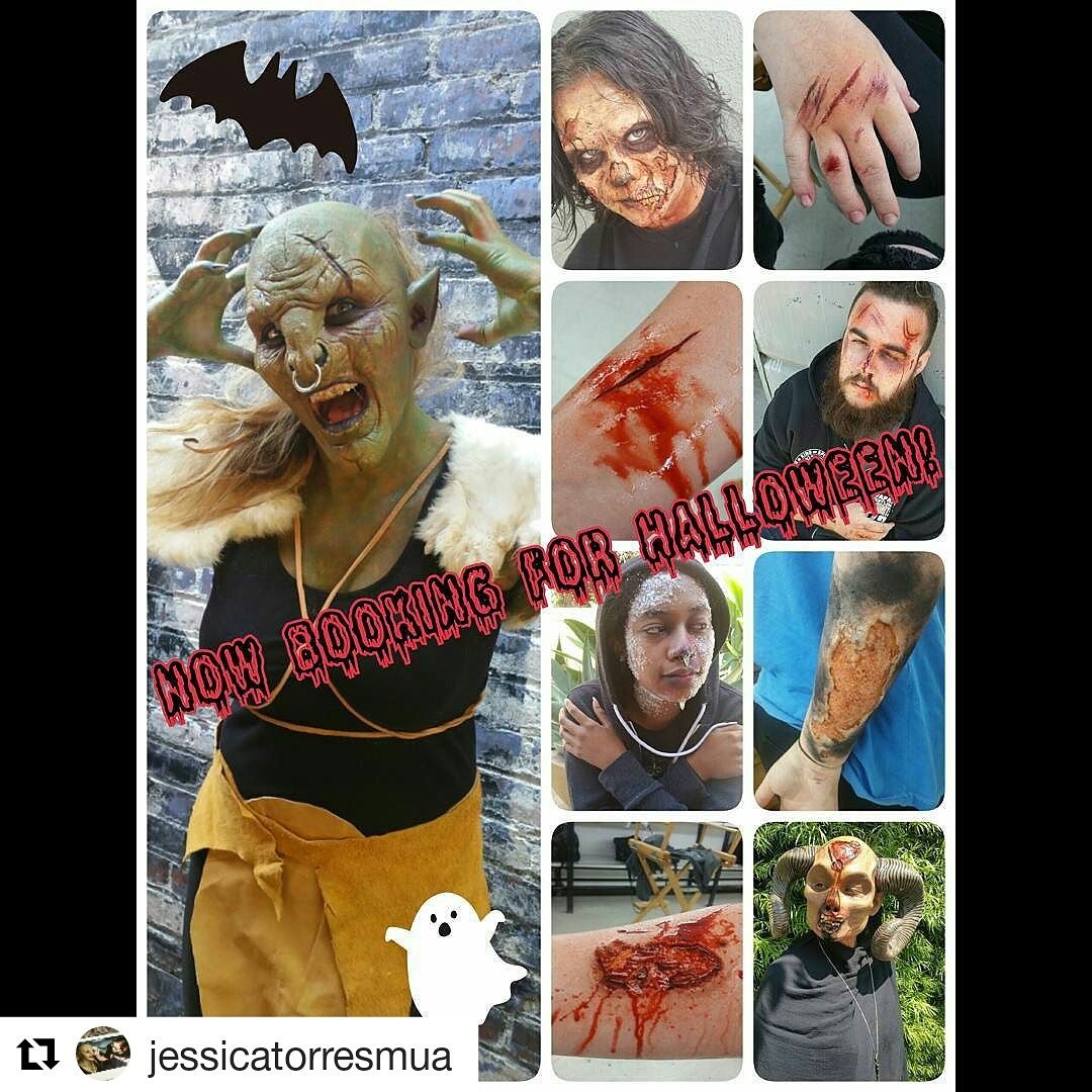 JessTorresMUA's tweet photo. Now booking for Halloween! #halloween #makeupartist https://t.co/PxAnqQf2Ca