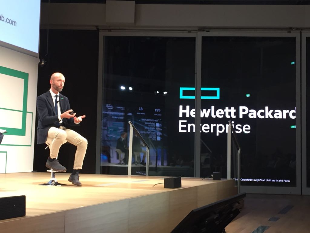 HPE_Italy's tweet photo. .@_fabiotognon: "i #partner sono importanti per raggiungere i clienti. Gli #HPEInnoLab ci aiutano in questo". #NewComputeExperience https://t.co/2XaQl3OkcN