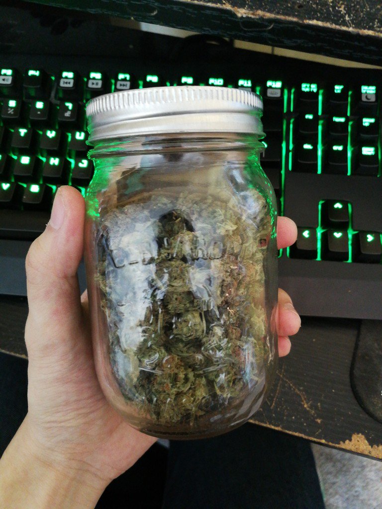 ISmokeIt's tweet photo. Dispensary had a sale, 1oz of Master Og for $150. Damn I love Toronto https://t.co/dQasHUk8fO