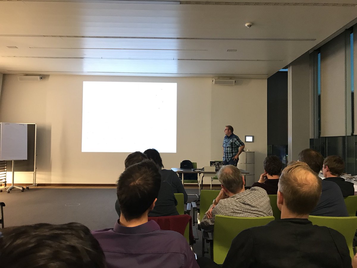 Excellent talk by @mwessendorf about #openshift #microservices and #kafka today in #münster. (And #debezium too!)