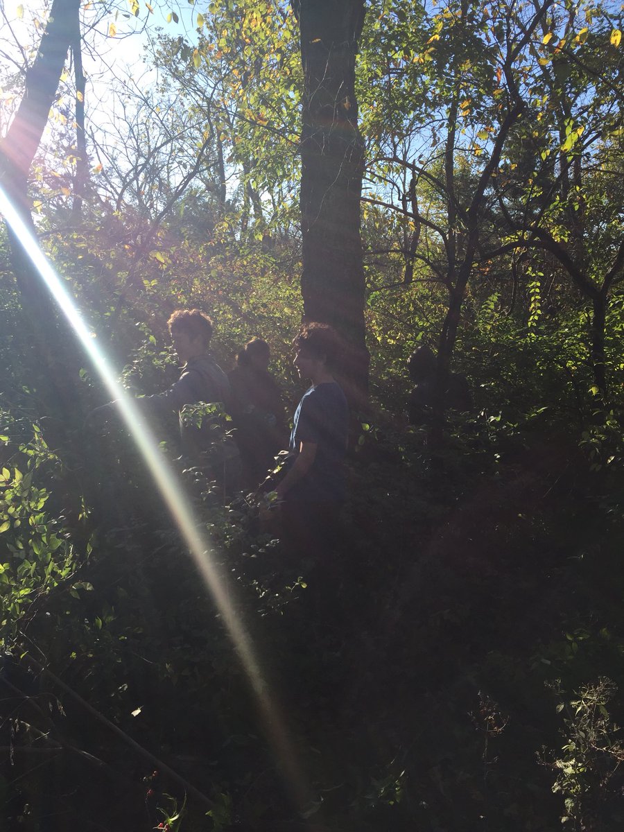 skakalscience's tweet photo. Work day at Ernie Miller removing invasive species. Great experience for students! #fieldbioadventures https://t.co/mgxxbIU15e