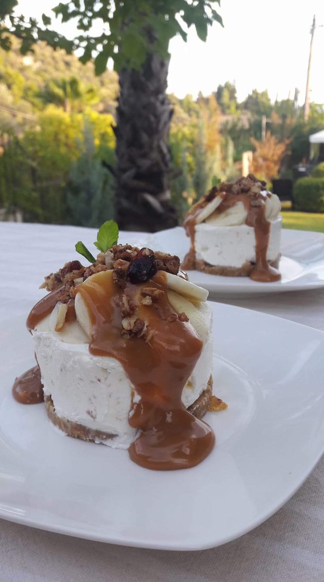 GCHols's tweet photo. #banoffee #cheesecake #pudding #cyclefuel #homemade #allinclusive #valueformoney #cycleholiday #cyclinggreece #TeamGCH #Evia https://t.co/lWpCdXDSlv