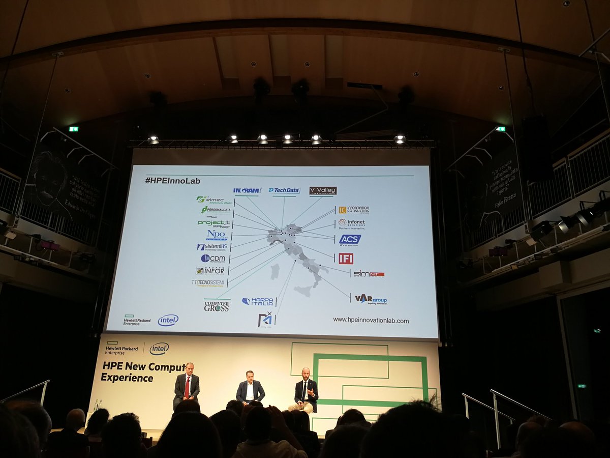 IFIConsulting's tweet photo. #hpeinnolab IFI c'è!! @HPE_IT #newcomputeexperience https://t.co/xx78C9auda