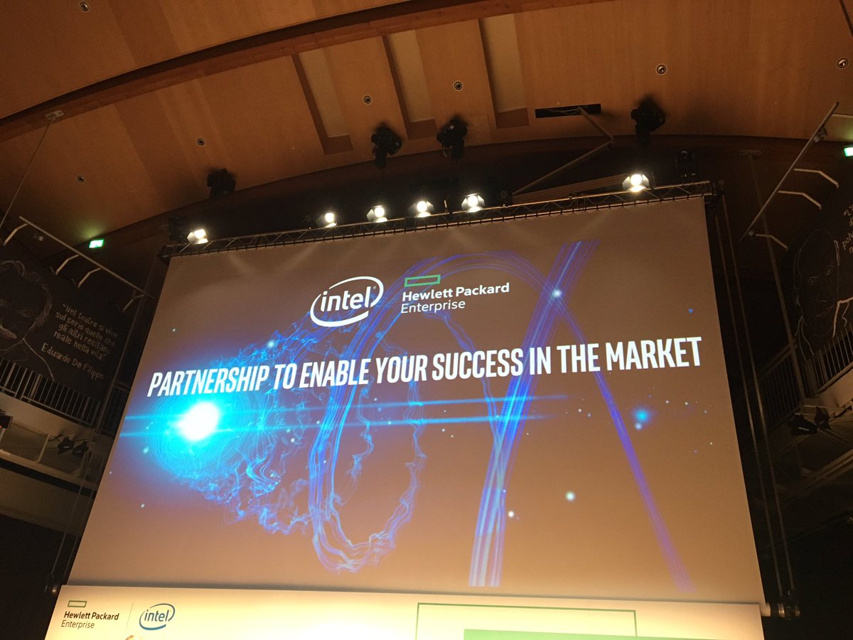 channelcity's tweet photo. #NewComputeExperience Maurizio Riva @Intel_Italia il ruolo di Intel e la partnership end to end con @HPE in un disegno congiunto https://t.co/ap9RUvujV2