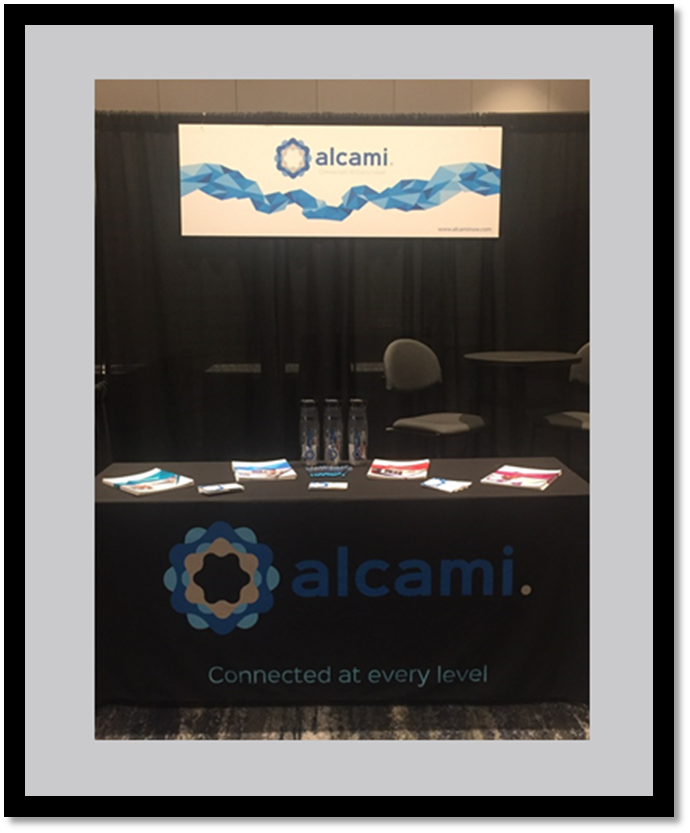 AlcamiCorp's tweet photo. We are in San Fran for @OutsourcedPharm! Stop by booth 56, say hi to the team, and learn more about Alcami. #op2017 https://t.co/b55HrJeTqz