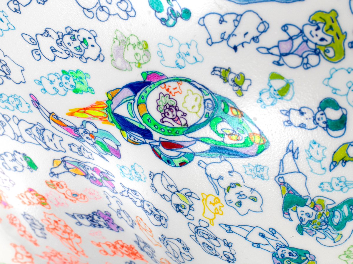 OnishiProject's tweet photo. Come meet NAOYA's creations now thru 10/28🚀 feat. some of his newest MOKO MOKO wall mountings at @onishigallery #polykanten #ポリカンテン https://t.co/UI3jsxz7z2