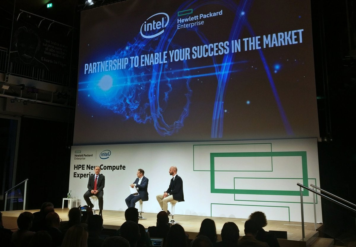 intelitalia's tweet photo. "Insieme a @HPE_IT abbiamo realizzato soluzioni che trasformeranno il mercato" @maurriva conclude il #NewComputeExperience https://t.co/Dr2ZpH4heF