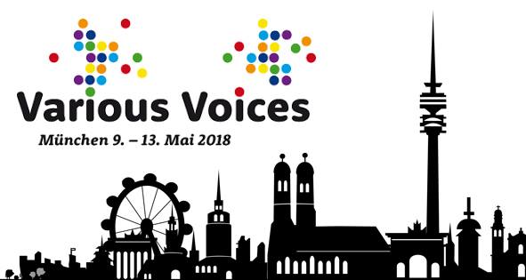 So excited to be 1 of 4 fab groups from the Island of Ireland attending Various Voices Munich'18. <a href="/dublingaychorus/">Dublin Gay Men's Chorus</a> @Gloriadlgc <a href="/quirebelfast/">QUIRE LGBT Singers</a>