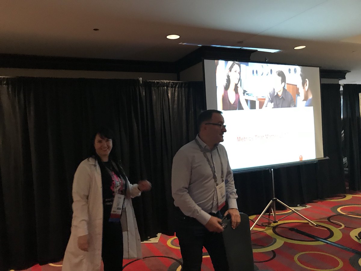 mattamos's tweet photo. Setup for Metrix that Matter with @cheekytester introducing @PabloGarciaMuno here in the test lab of #STARCANADA https://t.co/Fao2y7wX0U