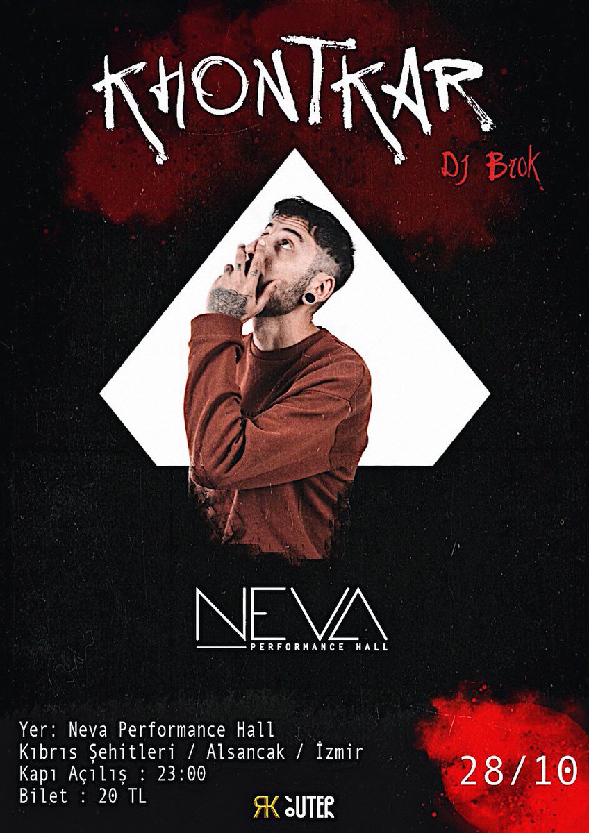 RedKeysMusic's tweet photo. 28/10/17 de @Khontkar Neva Performance Hall'de @brokbeatz ile birlikte sizlerle buluşuyor! #ModernThug #RedKeys #NevaPerformanceHall https://t.co/ZkD2Mb42M2