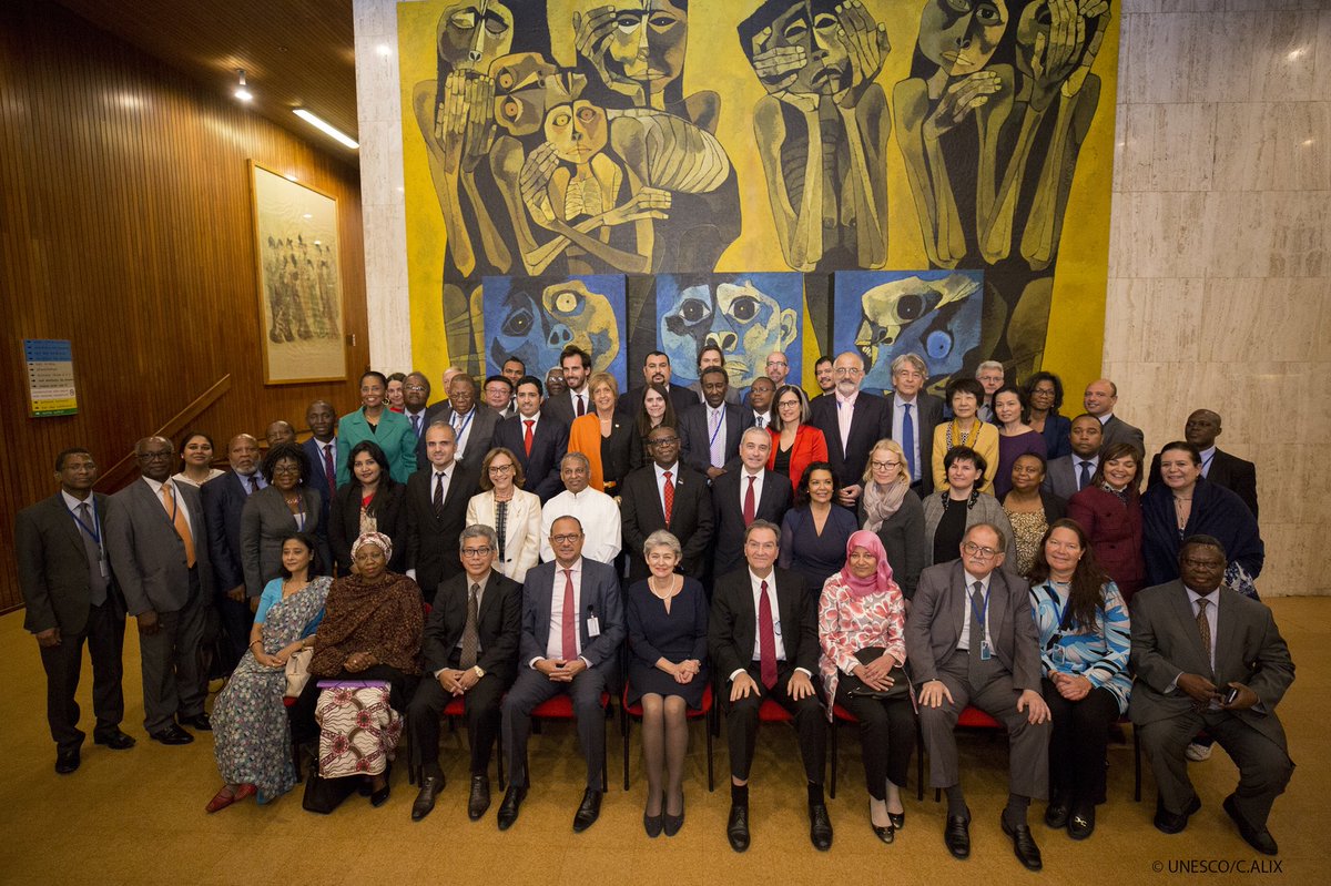 UnescoExBChair's tweet photo. I closed the #202EX session of #UNESCO Executive Board, the last session prior to the #39GC General Conference. https://t.co/gZu5l50uFS
