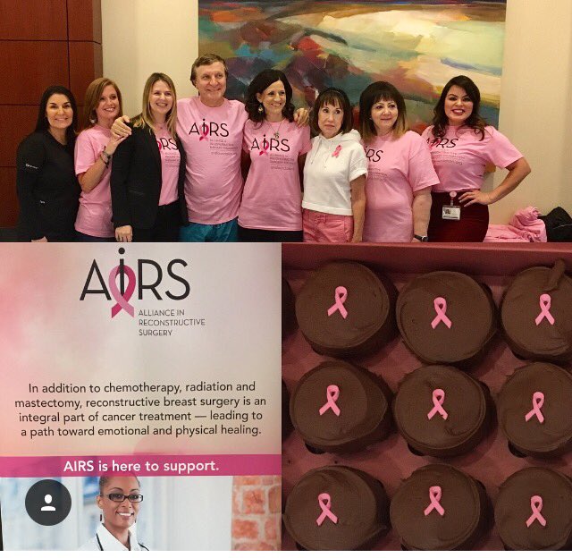 DrRodRohrich's tweet photo. #Dallas BRAday for #BreastCancerAwarenessMonth #givingback  #BreastReconstruction @AiRSFoundation @DrRodRohrich  #liveyourlife 👍💪🏻🙏 https://t.co/oHOsdfyY5z