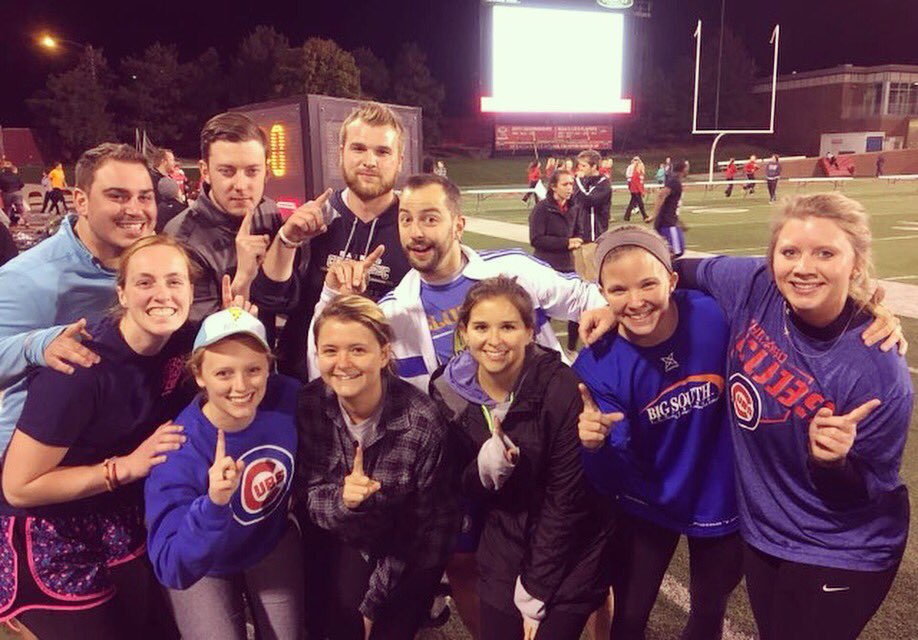 emsiefken's tweet photo. Team "Washed Up" from @ISU_GradKNR still had enough for 2nd place in our first #RedbirdRumble last night! #RedbirdHomecoming ๐โค๏ธ https://t.co/DWqDVlA2Ye