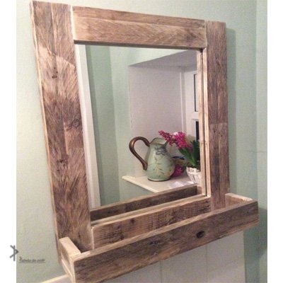 palletsonip's tweet photo. Espejo con marco rustico ideal para tu baño, decora tus espacios con originalidad #Arteenmadera #Decoración #Madera #Inventa #Pallets https://t.co/8IO2SZkF9H