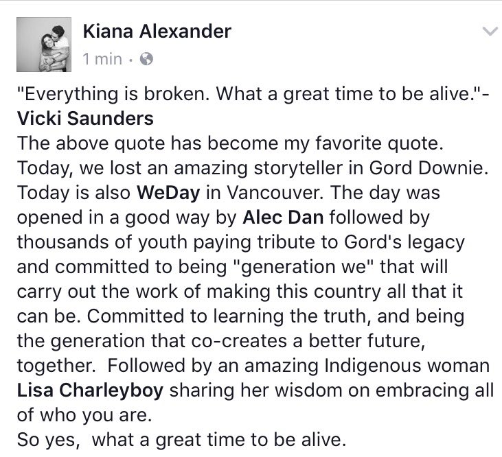 KianaRAlexander's tweet image. We have the power to change the story, we have the power to be #radicallygenerous.  What a great time to be alive.@vickis @UrbanNativeGirl