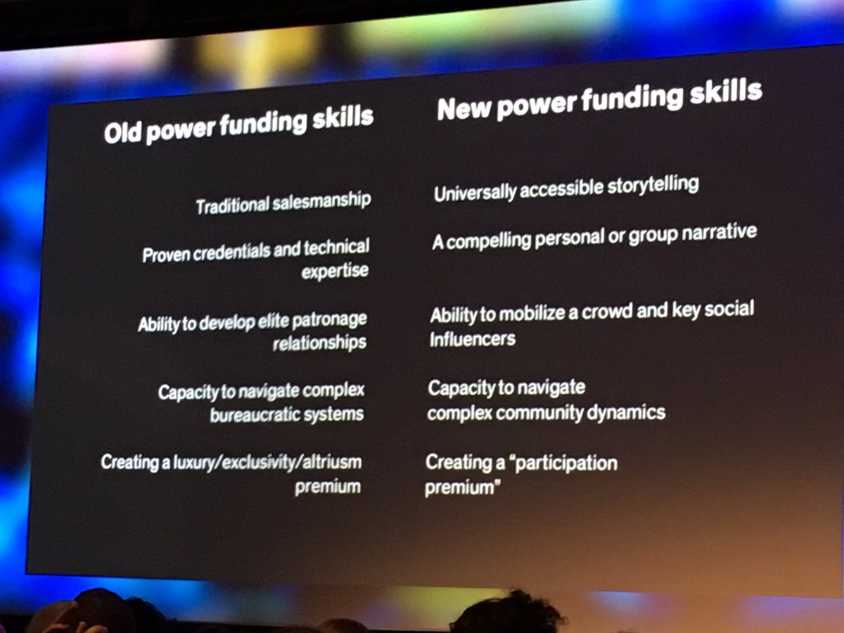 Laura_Niemi's tweet photo. Old power funding skills and new power funding skills. #ifc2017 #fundraising @TheResAlliance https://t.co/3di1n1efeK