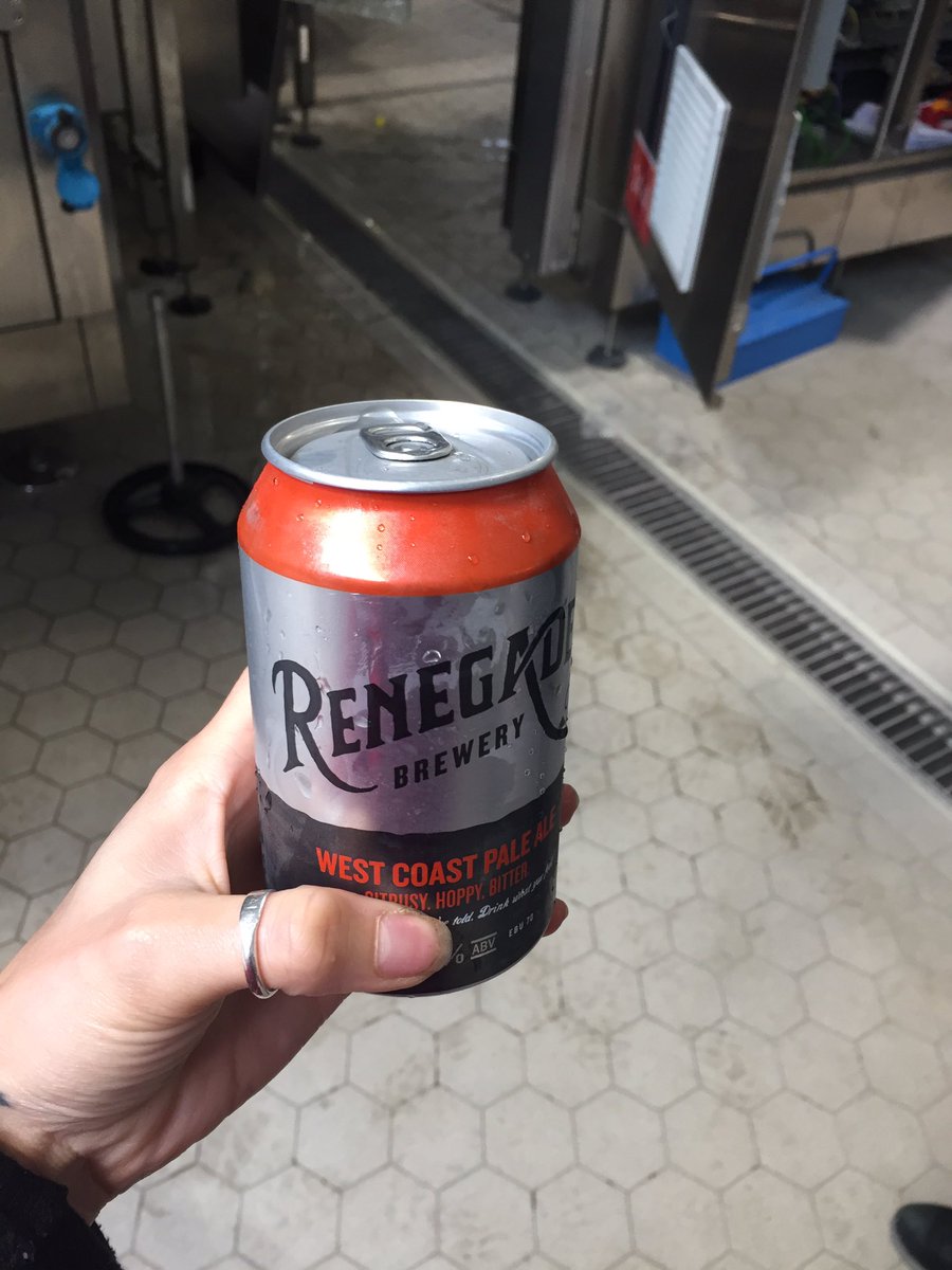renegad3brew's tweet photo. The first ever can to come from our canning line, it's an emotional moment ❤️🙌🏼😊 #buildingabrewery https://t.co/TJTSxaK79D