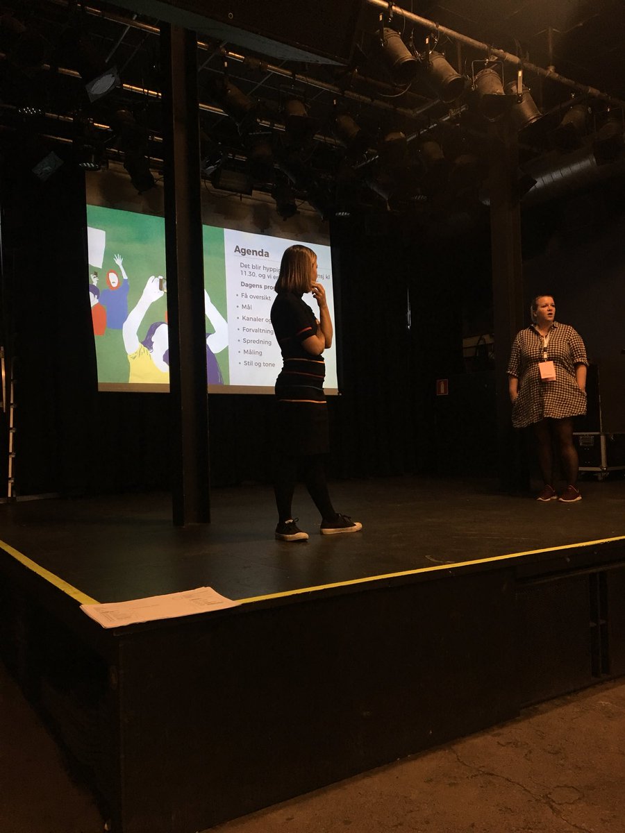 NetlifeDialog's tweet image. Da var @webdagene i gang! Takk for fin workshop @mariusgenser og @idaaa «fra rot til ROI 👏😊