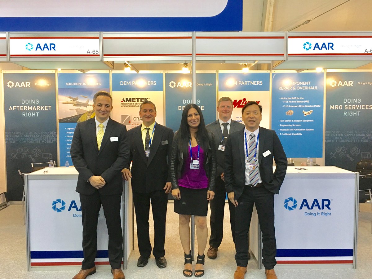 AARCORP's tweet photo. Team AAR is ready to tell you how we are #DoingAftermarketRight during day 2 of #ADEX2017 #Seoul #SouthKorea #ADEX https://t.co/HcgaA3MRot