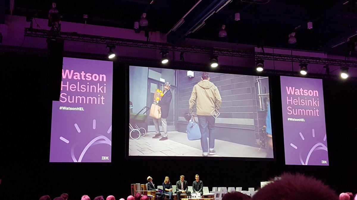 silvanto_suvi's tweet photo. @karla_lindahl explains how residential life can be simpler with KONE Residential Flow. @KONEcorporation #WatsonHEL https://t.co/MPbEZMWK6F
