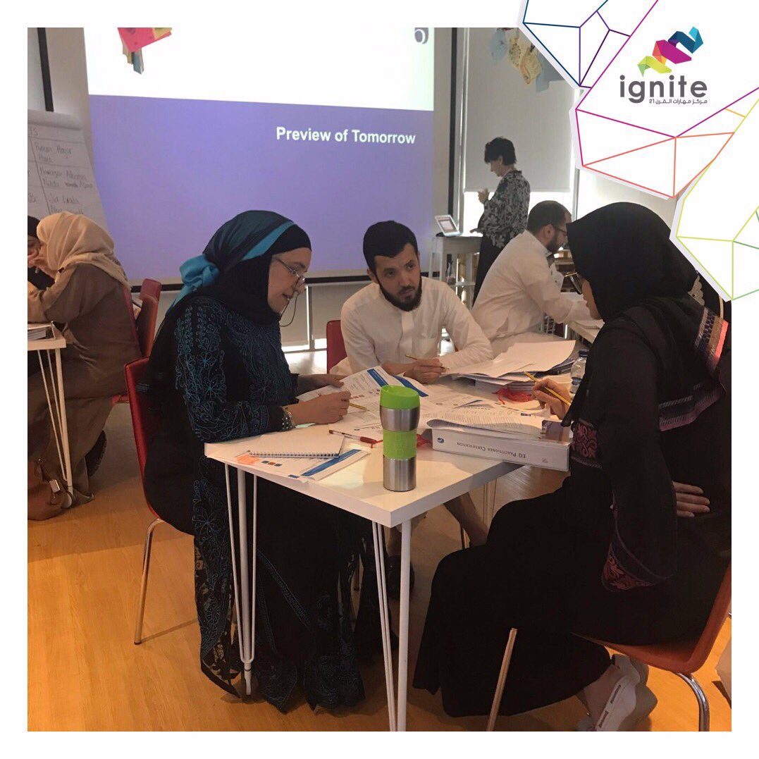 IgniteCenters's tweet photo. Day four of our EQPC workshop!✨👥
Our igniters focusing on their new exercise!  #الذكاءالعاطفي
#EQPC #leadership #education #Jeddah #EQ #EQPC https://t.co/3KDDF4pX7Y