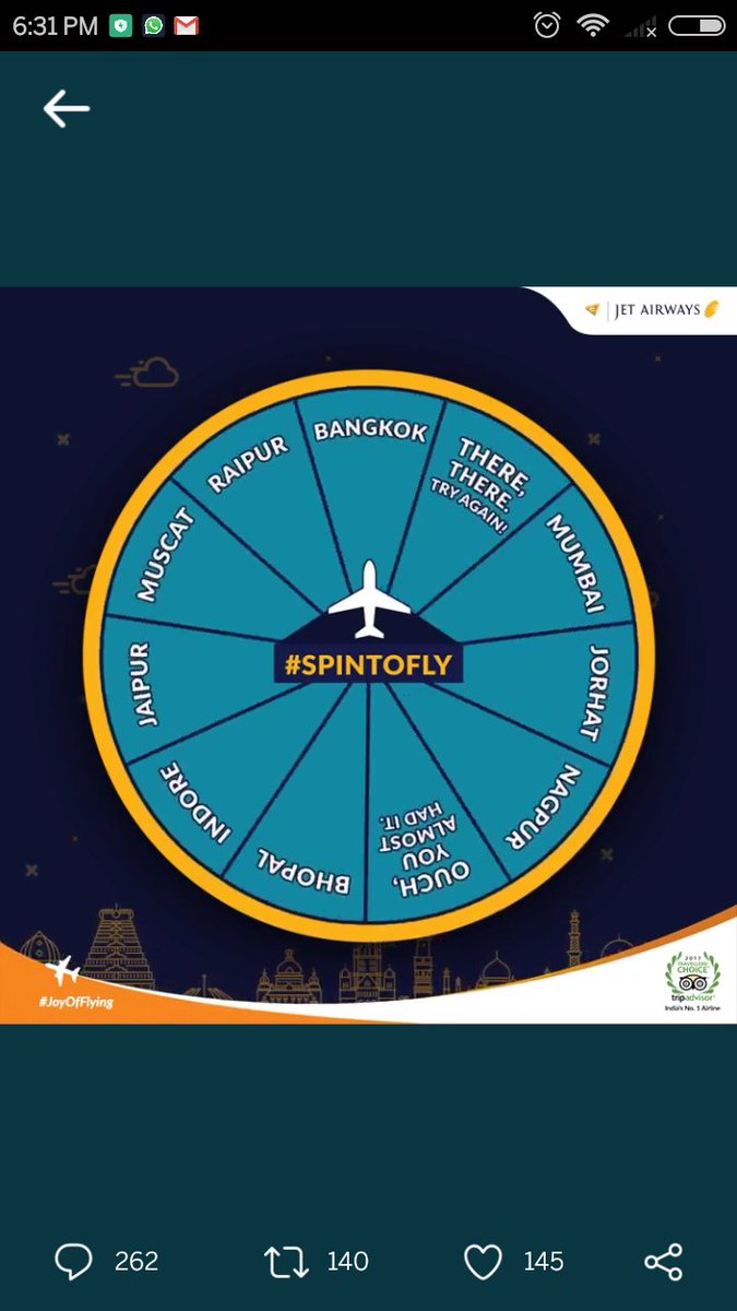 ashuyto's tweet photo. #SpinToFly #jetairways
#Bangkok is the city of vibrant street life ;) where present time is the only thing https://t.co/KHpQrUEtZn