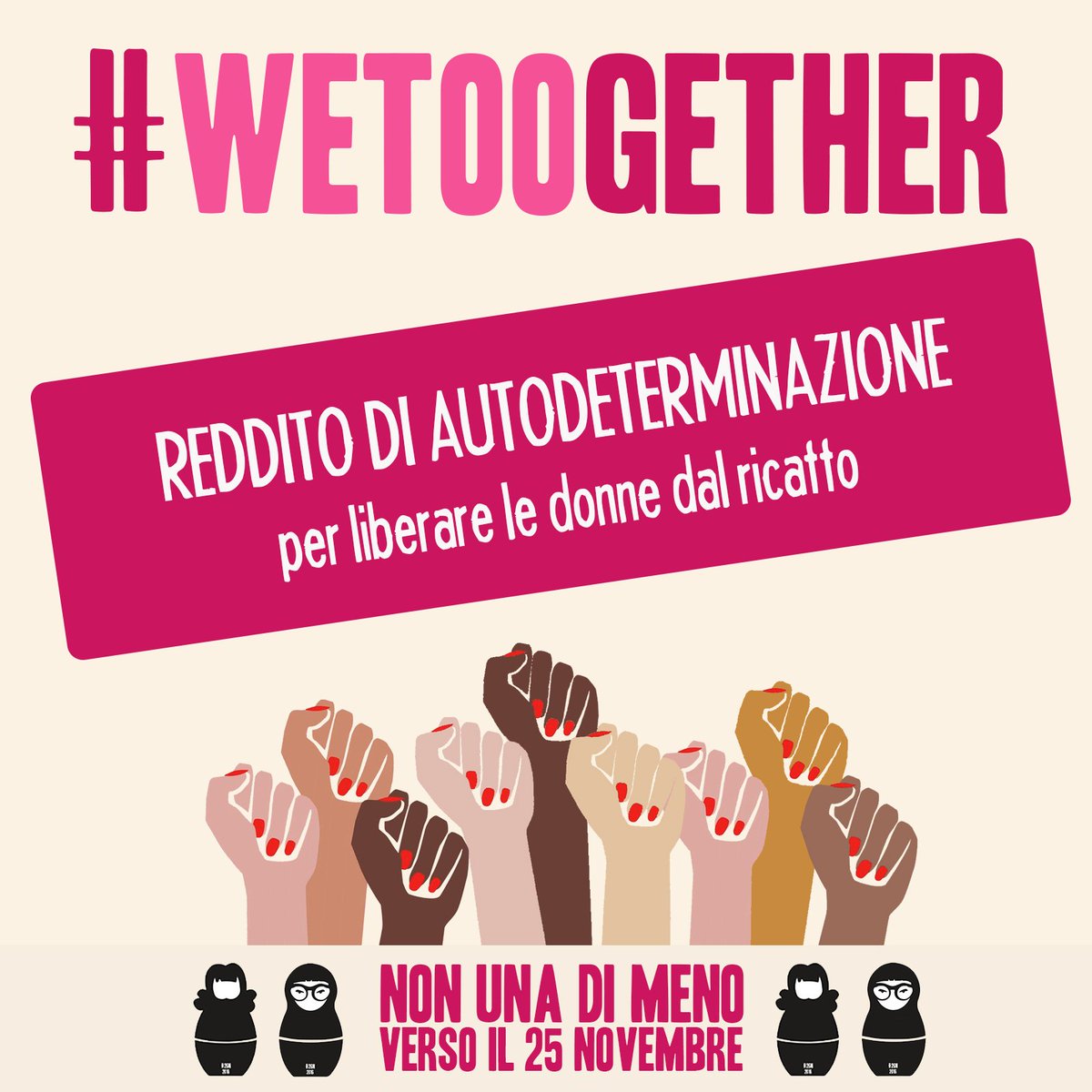 nonunadimeno's tweet photo. 1milione e 400mila donne hanno subito molestie sul lavoro. #quellavoltache non postevo perdere il lavoro #WeTooGether https://t.co/xsVesRRXag