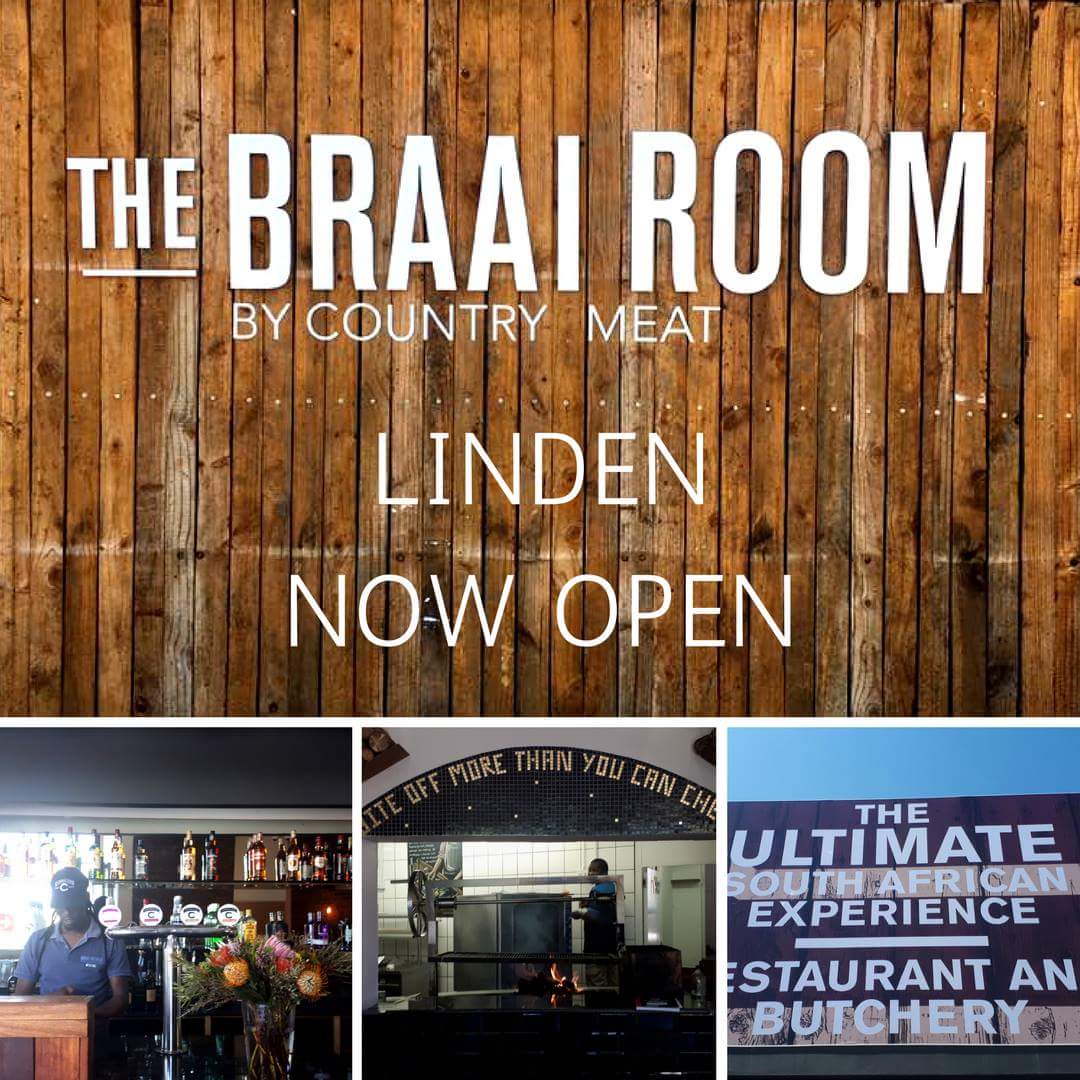 CountryMeatSA's tweet photo. And The Linden Braai Room is officially OPEN! Stop by after work and take advantage of our Opening Special, 200g rump/ sirloin steak served with chips &amp; a Copperlake craft beer for only R89,95 🍽🍺 We're open till 9pm. 
#Linden #NowOpen https://t.co/fVVUB4GI3h