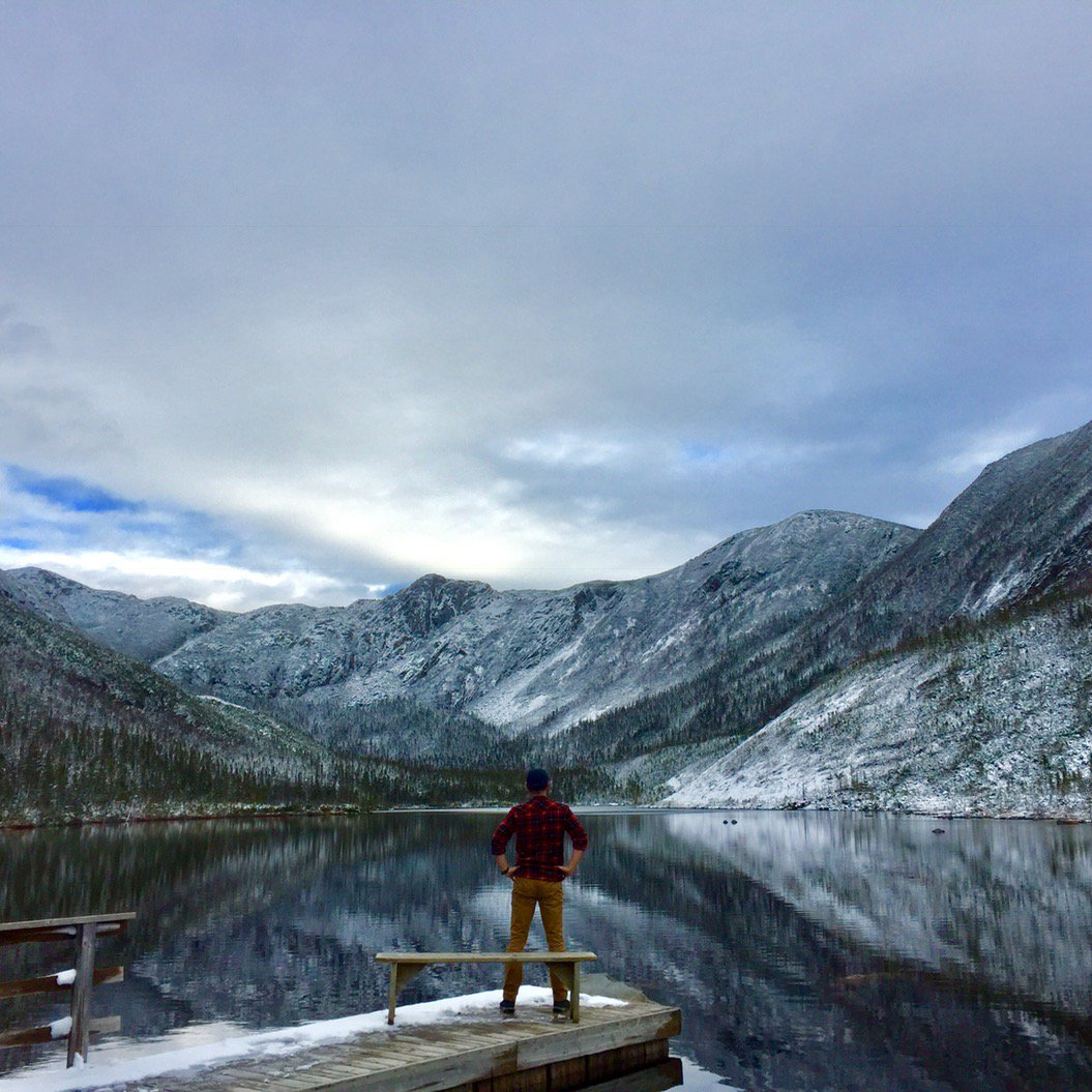 Lac aux Americains, Chic Chocs: Love this time when lakes r not frozen yet #quebecbythesea #quebec #gaspesie