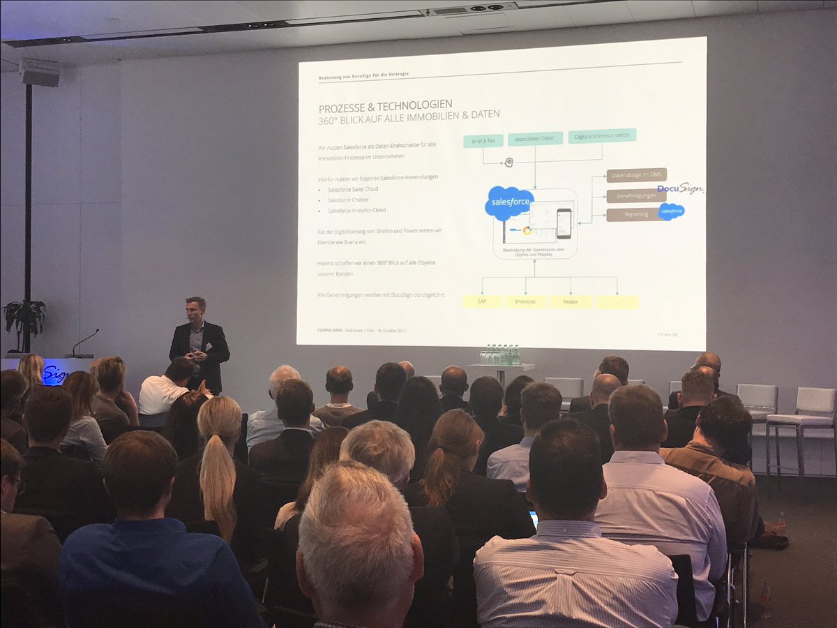 charlieweijer's tweet photo. Amazing: #DigitalTransformation @CORPUSSIREO on how they leverage @salesforce and @DocuSign as a @deutschetelekom customer. https://t.co/ddzdlDcbIn
