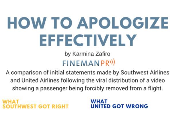 PRDaily's tweet photo. Apologies 101: How Southwest’s statements shone, but United’s sunk https://t.co/qUqw83vLcW https://t.co/LGAxQcVRWm