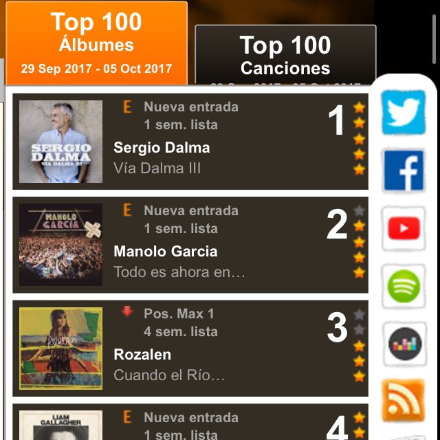 SDalmaoficial's tweet photo. Gracias por hacer posible que #ViaDalmaIII esté en el nº 1 de ventas. Muchos besos 
#NumeroUno #ViaDalmaIII 
#Gracias https://t.co/yoE5Abakmm
