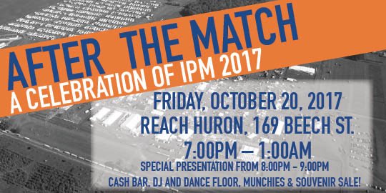 Volunteer Appreciation Night! Call your Chair or team captain for details! #ipm2017
