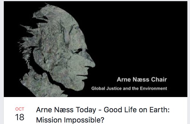 Look forward to #ArneNæss Symposium: what is a Good Life? #ANsymp @sum_uio @MayBrittMoser @GNHCentreBhutan @PetMej @IngaBostad @uheise