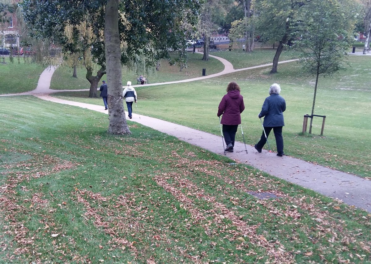 walxpreston's tweet photo. Lunchtime #nordicwalking from @uclan taking in #winckley square, and Avenham and Miller Parks. @UCLanHealth @UCLAN_STFSC @UCLanResearch https://t.co/oOZHJKF33l