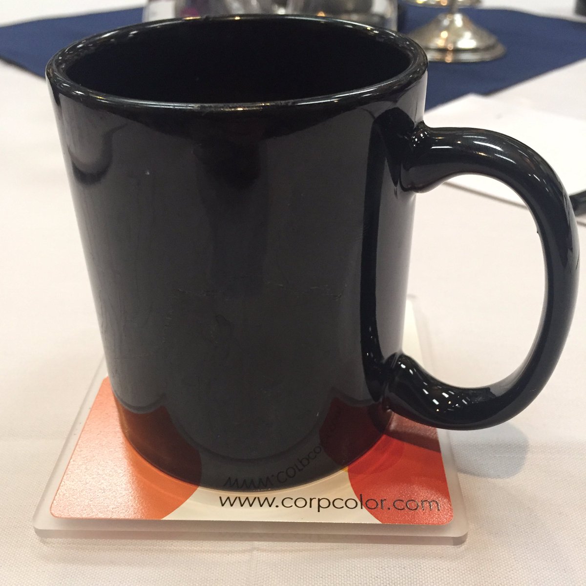 DakeJason's tweet photo. Important parts of any #MImuseums conference: coffee and vendors! @CorpColor @MichiganMuseums #MImuseums2017 https://t.co/Qxfs3R0Cn9