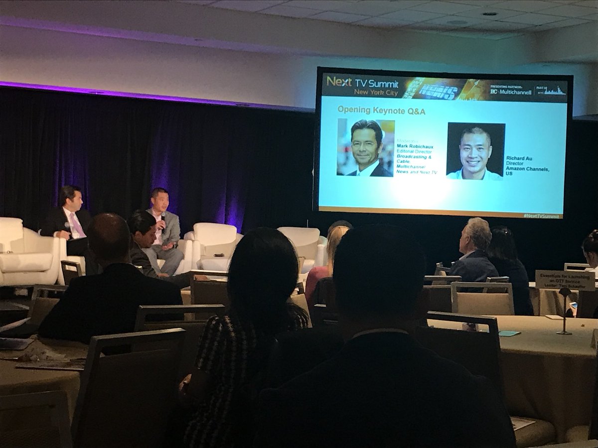 MitchAskenas's tweet photo. The future of TV is now #NextTVSummit #ott #whenWhatWhereHow @NextTVSummit https://t.co/1BK3bvCpLu