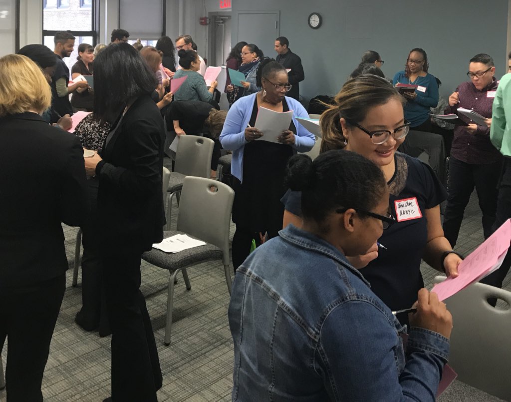 npccny_etmgr's tweet photo. @npccny @mhaofnyc @NYCommTrust Starting the morning with an exercise to get to know each other.  #npccworkshops https://t.co/WHUmNXJxSM