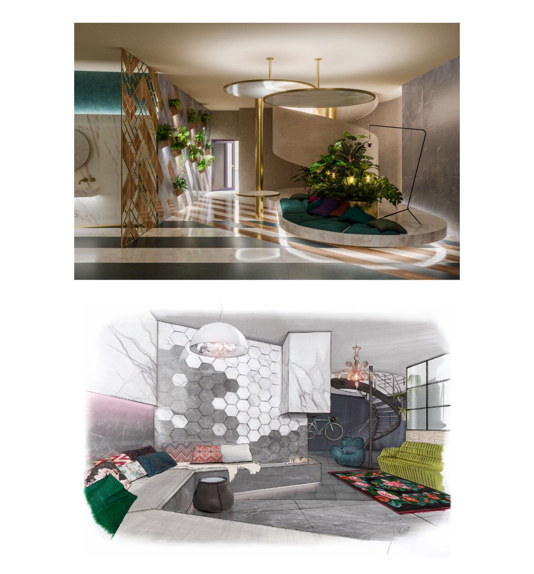 ceramichecaesar's tweet photo. #Metamorphosis by Kolesnikova& @SergiiBorodenko and #Livingloft by Stephan Pöppelmann won the 2 special mentions of #CrossDesignContest https://t.co/JA5gieC1R8