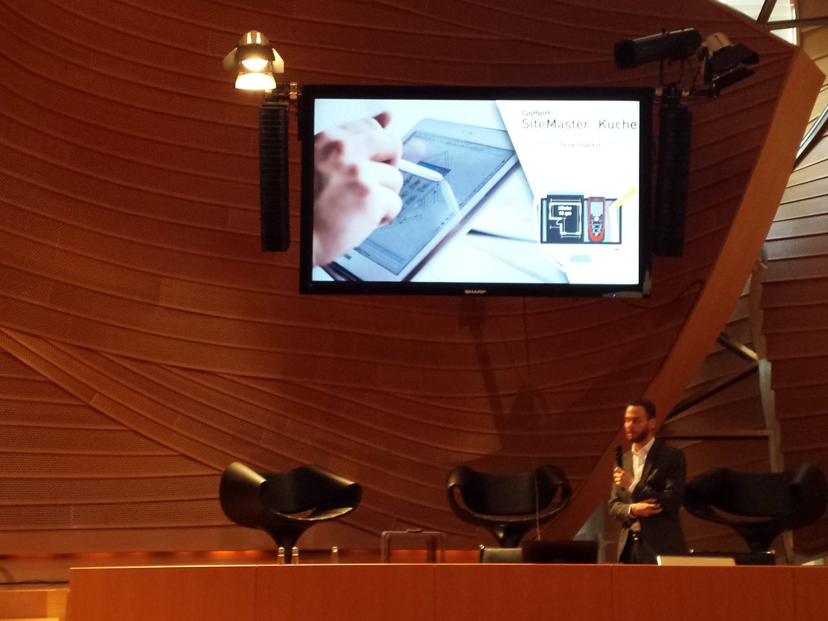 graebertcad's tweet image. . @FelixGraebert with an overview of SiteMaster Kitchen &amp;amp; iSurvey, some more CAD products by @graebertcad #Graebert17