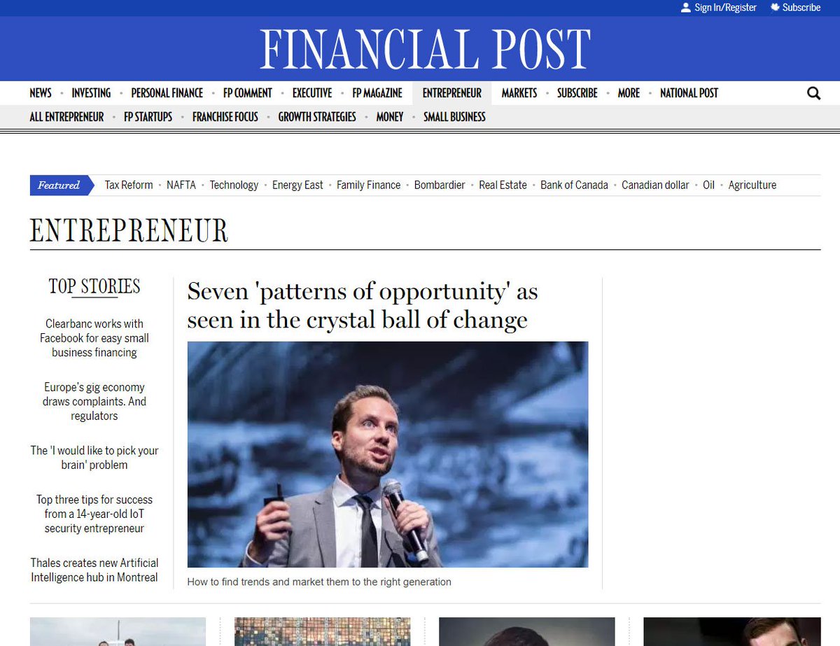 Future Festival keynotes rocking the Financial Post today.  WOOT! business.financialpost.com/entrepreneur/1…