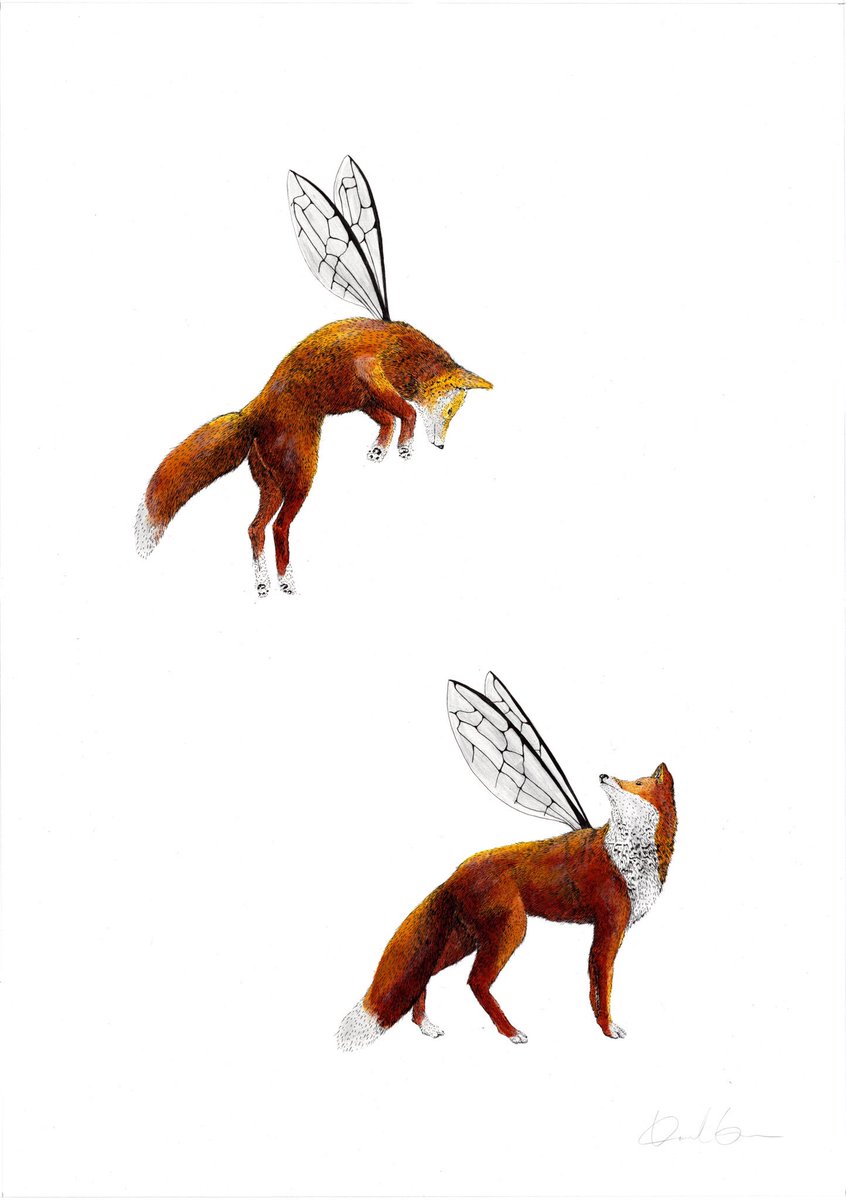 hannahhorn_art's tweet photo. Really excited for #affordableartfair tonight in #Battersea you can see Romeo and Juliet with @info_northcote #art #fox #london https://t.co/i3094wHzts