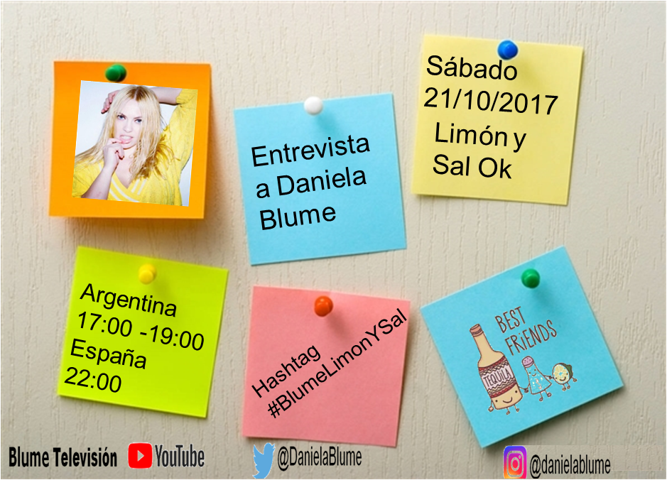 RenataMilla2's tweet photo. Miércoles mitad de semana ya falta muy poco para la entrevista de @DanielaBlume  en @limonysalOK  que pase rapido los minutos tic...tac...🕰️ https://t.co/u1EFxuoee8