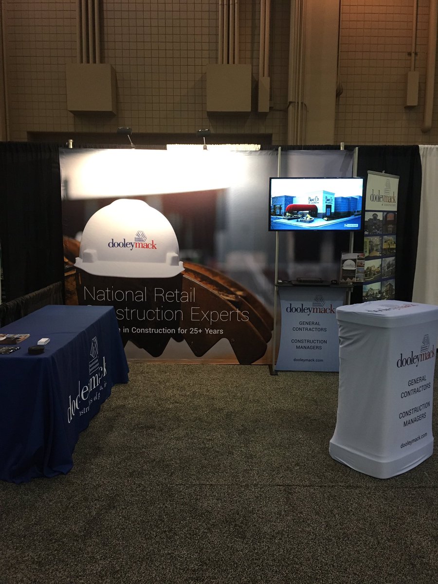 dooleymacksc's tweet photo. We are set up for #ICSC Southeast!  Come see us at booth 142, next to retailers bullpen https://t.co/gdcSjIckJ9