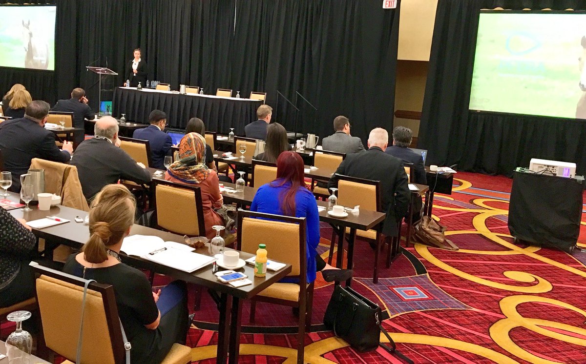 EmerGenceBio's tweet photo. .@EmerGenceBio client, #NB-based @PFERA_Inc, pitches their #foaling prediction innovation at #BioPort2017 #BioInnovation Challenge #BIC https://t.co/yUi2bUdTmv