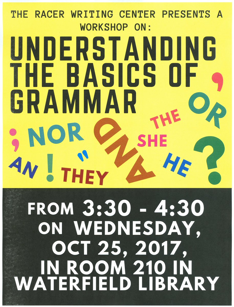MurrayStateLibs's tweet photo. Racer @murraystate_rwc workshop Wednesday, Oct 25 3:30-4:30 https://t.co/zL89prz7VT