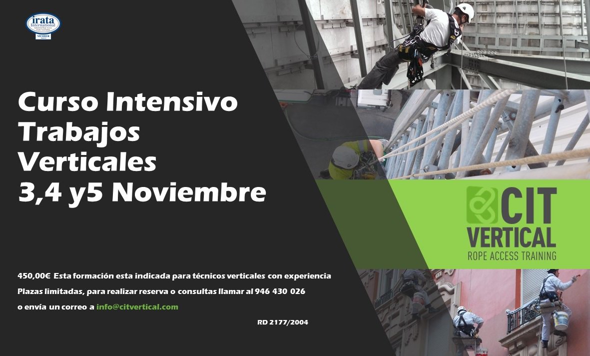 citvertical1's tweet photo. #trabajosverticales #formación #cursointensivo #Bilbao #Noviembre #CITVertical https://t.co/WmqoMXAaDl