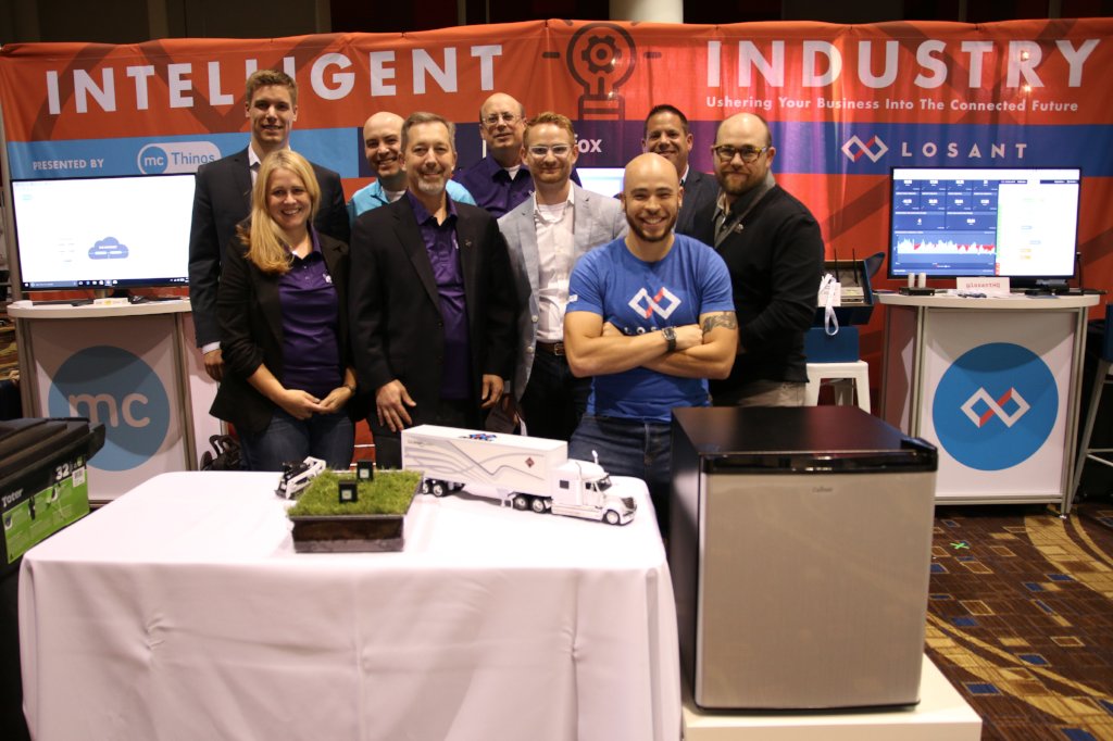 LosantHQ's tweet photo. Wishing you success on your #IoT journey! Thank you for meeting @sigfox, @mcThings_iot & @LosantHQ to embrace #IntelligentIndustry at #EIoTW https://t.co/XPdyPGqyEM